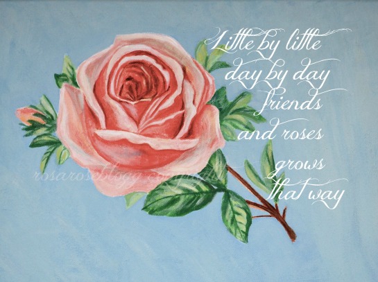 friends and roses tekst vannmerke